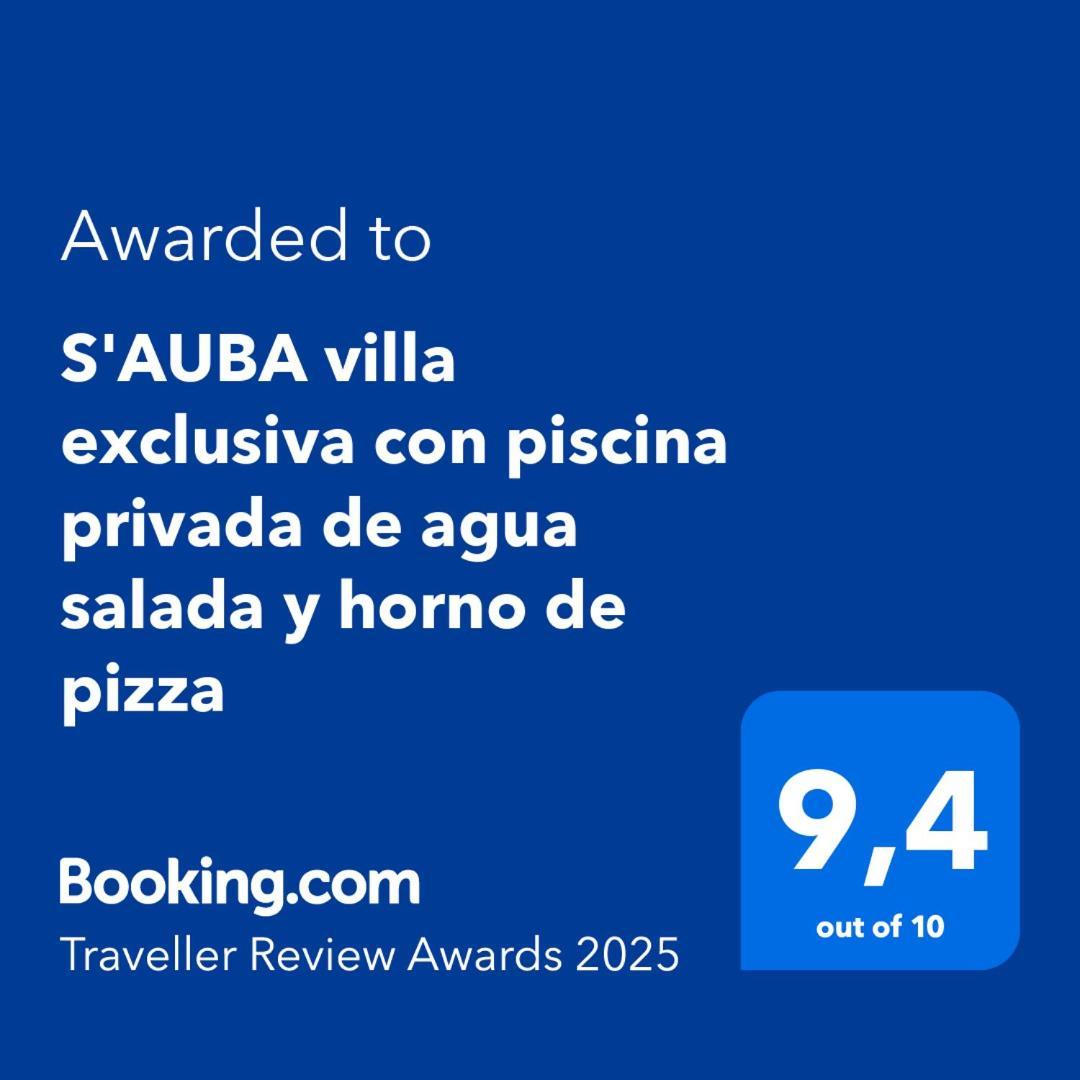 S'Auba Villa Exclusiva Con Piscina Privada De Agua Salada Y Horno De Pizza Es Mercadal Zewnętrze zdjęcie